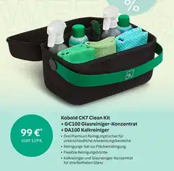 Vorwerk Kobold CK7 Clean Kit + GC100 Glasreiniger-Konzentrat + DA100 Kalkreiniger Angebot