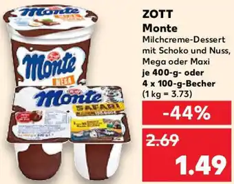 Kaufland ZOTT Monte Angebot