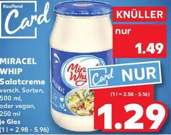 Kaufland MIRACEL WHIP Salatcreme Angebot