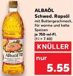 Kaufland ALBAÖL Schwed. Rapsöl Angebot