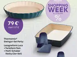 Vorwerk Thermomix Steingut-Set Party Angebot