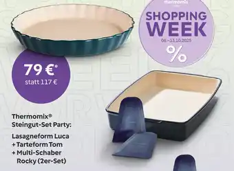 Vorwerk Thermomix Steingut-Set Party Angebot