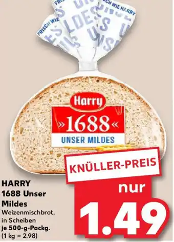 Kaufland HARRY 1688 Unser Mildes Angebot