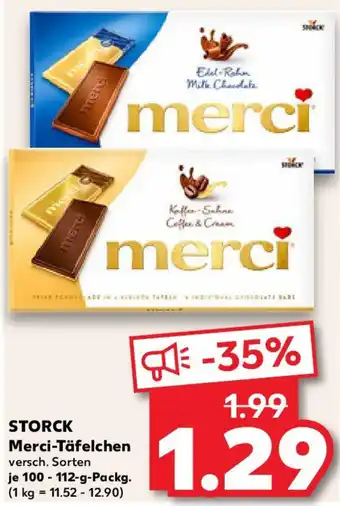 Kaufland STORCK Merci-Täfelchen Angebot