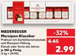 Kaufland NIEDEREGGER Marzipan-Klassiker Angebot