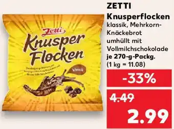 Kaufland ZETTI Knusperflocken Angebot
