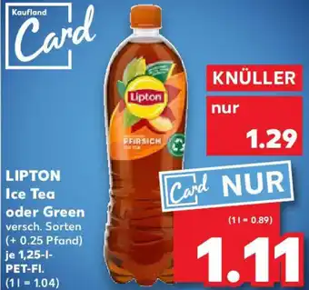 Kaufland LIPTON Ice Tea oder Green Angebot