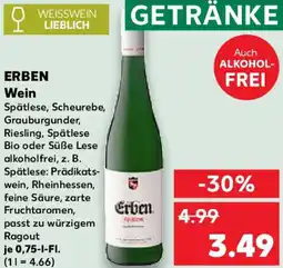 Kaufland ERBEN Wein Angebot