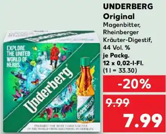 Kaufland UNDERBERG Original Angebot