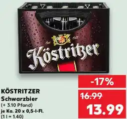 Kaufland KÖSTRITZER Schwarzbier Angebot