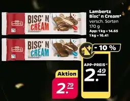 NETTO Lambertz bisc' n cream Angebot