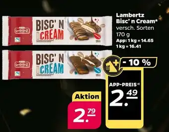 NETTO Lambertz bisc' n cream Angebot