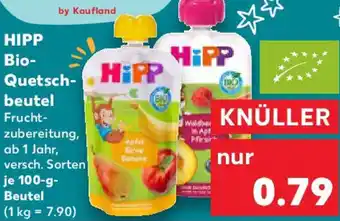 Kaufland HIPP Bio Quetschbeutel Angebot