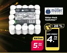 NETTO Müller 100er-pack teelichter Angebot