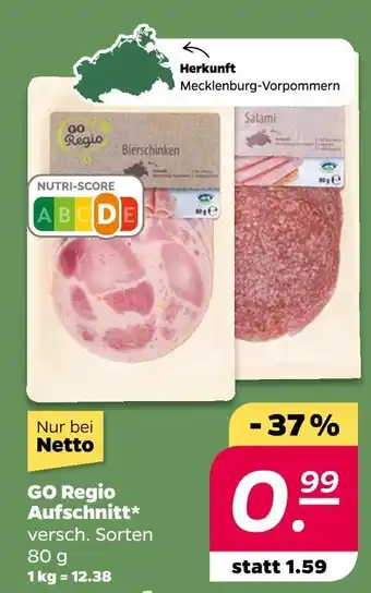 NETTO Go regio aufschnitt Angebot