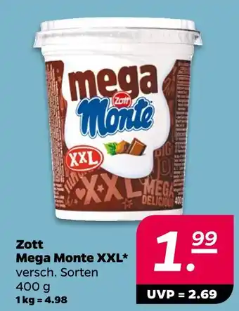 NETTO Zott mega monte xxl Angebot
