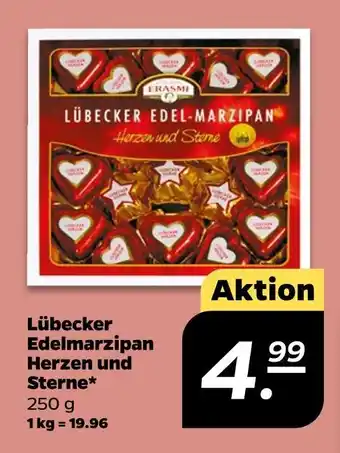 NETTO Lübecker edelmarzipan herzen und sterne Angebot