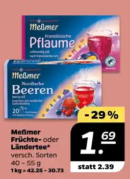 NETTO Meßmer früchtetee Angebot