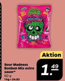 NETTO Sour madness sour madness bonbon mix extra sauer Angebot