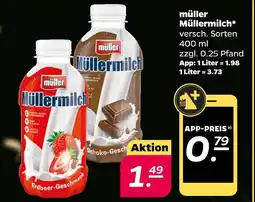 NETTO Müller müllermilch erdbeer-geschmack Angebot