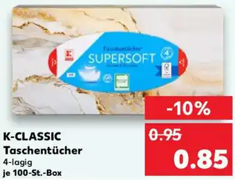 Kaufland K-CLASSIC Taschentücher Angebot