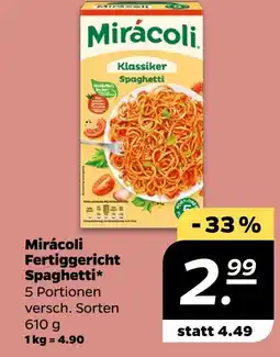 NETTO Mirácoli fertiggericht spaghetti Angebot