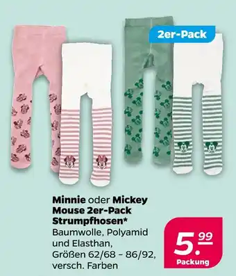 NETTO Minnie 2er-pack strumpfhosen Angebot