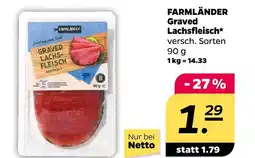 NETTO Farmländer graved lachsfleisch Angebot