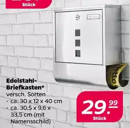 NETTO Edelstahl-briefkasten Angebot