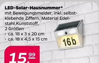 NETTO Led-solar-hausnummer Angebot