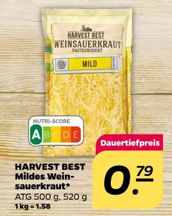NETTO Harvest best mildes weinsauerkraut Angebot