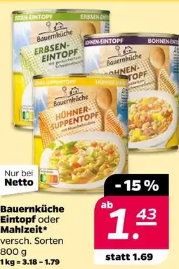 NETTO Bauernküche bauernküche eintopf Angebot