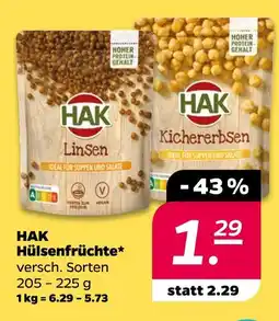 NETTO Hak hülsenfrüchte Angebot