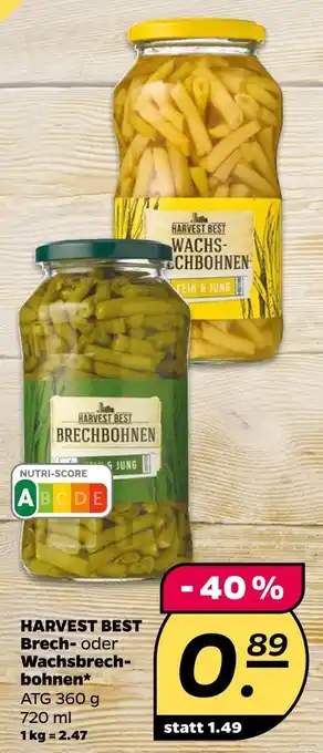 NETTO Harvest best brechbohnen Angebot