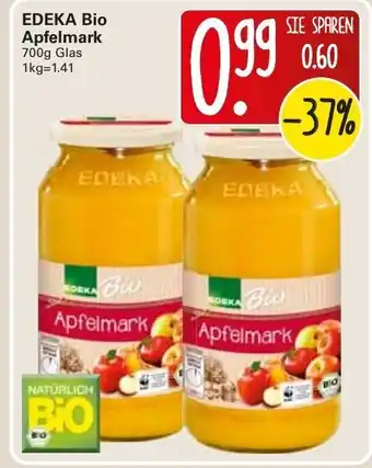 WEZ Edeka Bio Apfelmark 700g Angebot