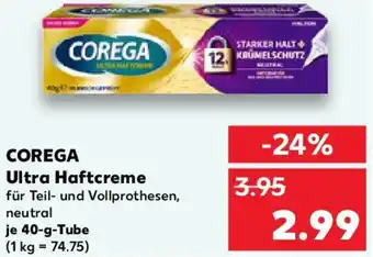 Kaufland COREGA Ultra Haftcreme Angebot