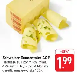 Edeka Neukauf Schweizer Emmentaler AOP Angebot