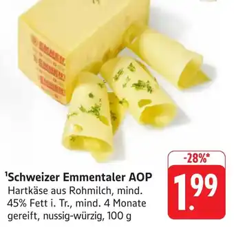 Edeka Neukauf Schweizer Emmentaler AOP Angebot