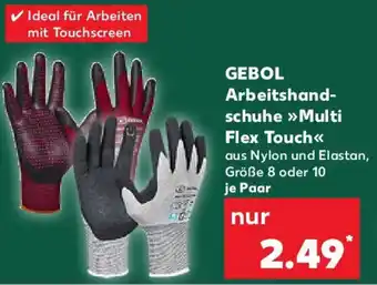 Kaufland GEBOL Arbeitshandschuhe Multi Flex Touch Angebot