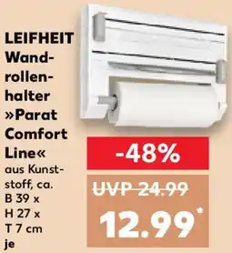 Kaufland LEIFHEIT Wandrollenhalter Parat Comfort Line Angebot