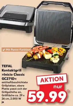 Kaufland TEFAL Kontaktgrill Inicio Classic GC271D Angebot
