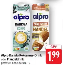 Edeka Neukauf Alpro Barista Kokosnuss-Drink oder Mandeldrink Angebot