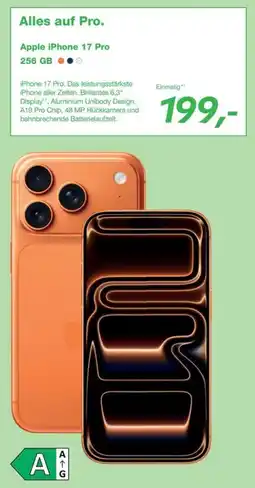 EP Apple iPhone 17 Pro 256 GB Angebot