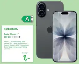 EP Apple iPhone 17 256 GB Angebot