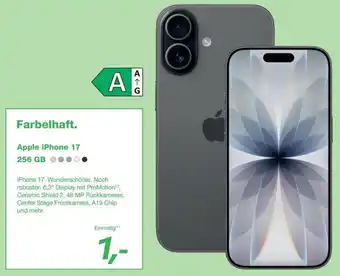 EP Apple iPhone 17 256 GB Angebot