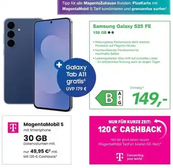 EP Samsung Galaxy S25 FE 128 GB Angebot
