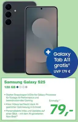 EP Samsung Galaxy S25 128 GB Angebot