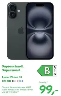 EP Apple iPhone 16 128 GB Angebot