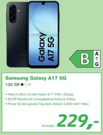 EP Samsung Galaxy A17 5G 128 GB Angebot