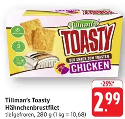 Edeka Neukauf Tillman's Toasty Hähnchenbrustfilet Angebot